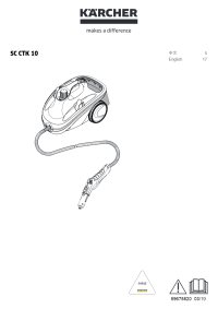 蒸汽清洁机 SC CTK 10 说明书说明书下载