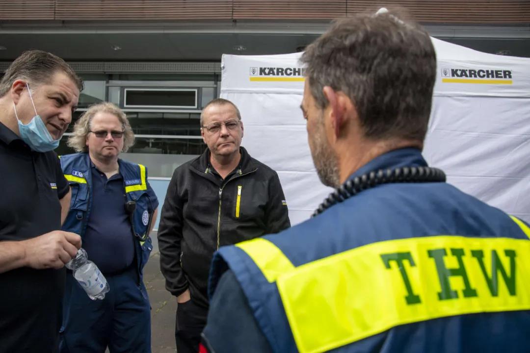 德国卡赫未来科技助力欧洲洪灾救援