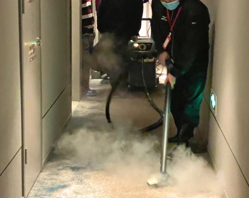 卡赫蒸汽清洁科技助力疫情防控