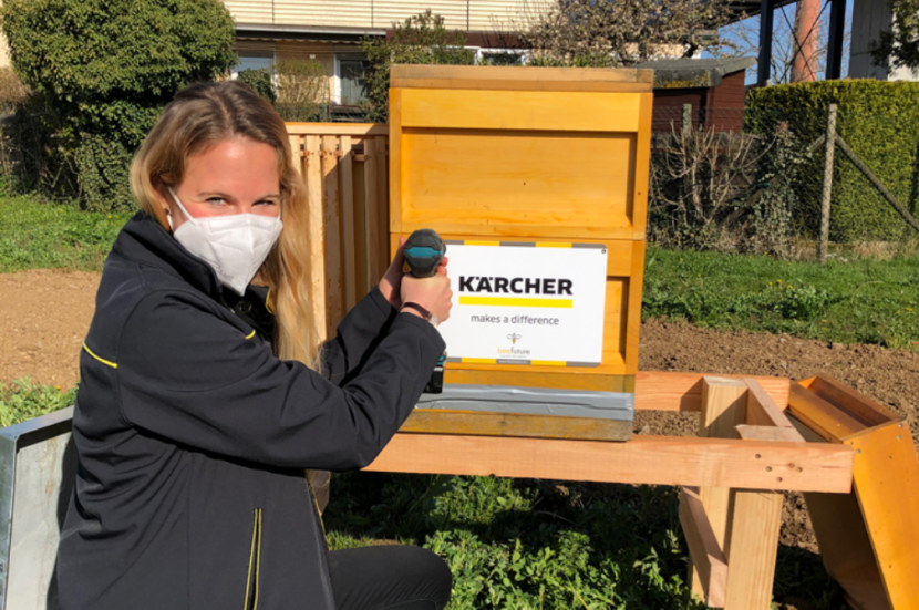 卡赫蜜蜂计划——在卡赫总部饲养Kärcher bees