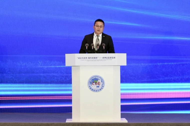 卡赫大中华区总裁唐晓东先生，出席进博会走进吉林活动