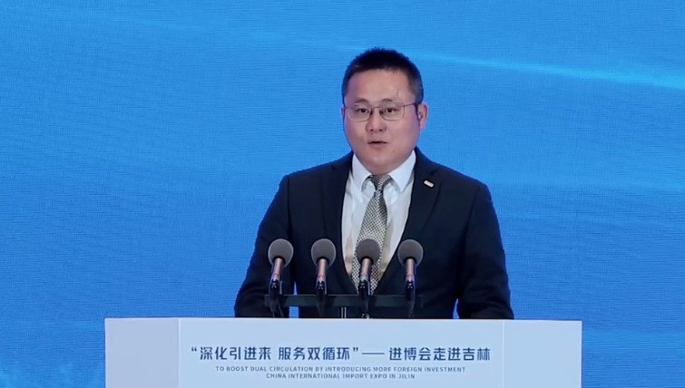卡赫大中华区总裁唐晓东先生，出席进博会走进吉林活动